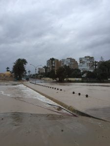 Flood and Heavy Storm in Campoamor Orihuela Costa