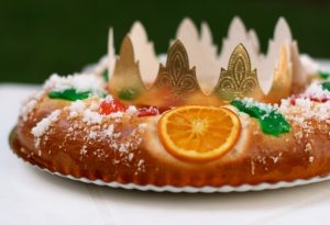 Spanish traditions Roscon de Reyes